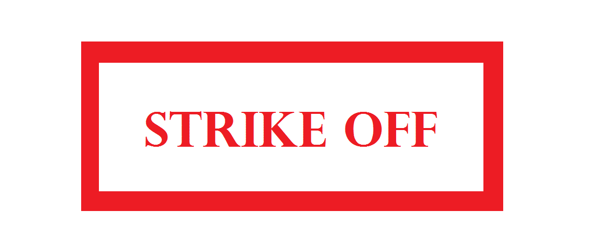 strike-off