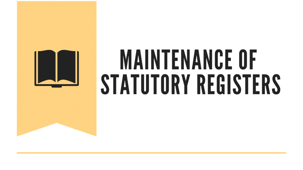 Registor Maintain Maintenance of Statutory Registers