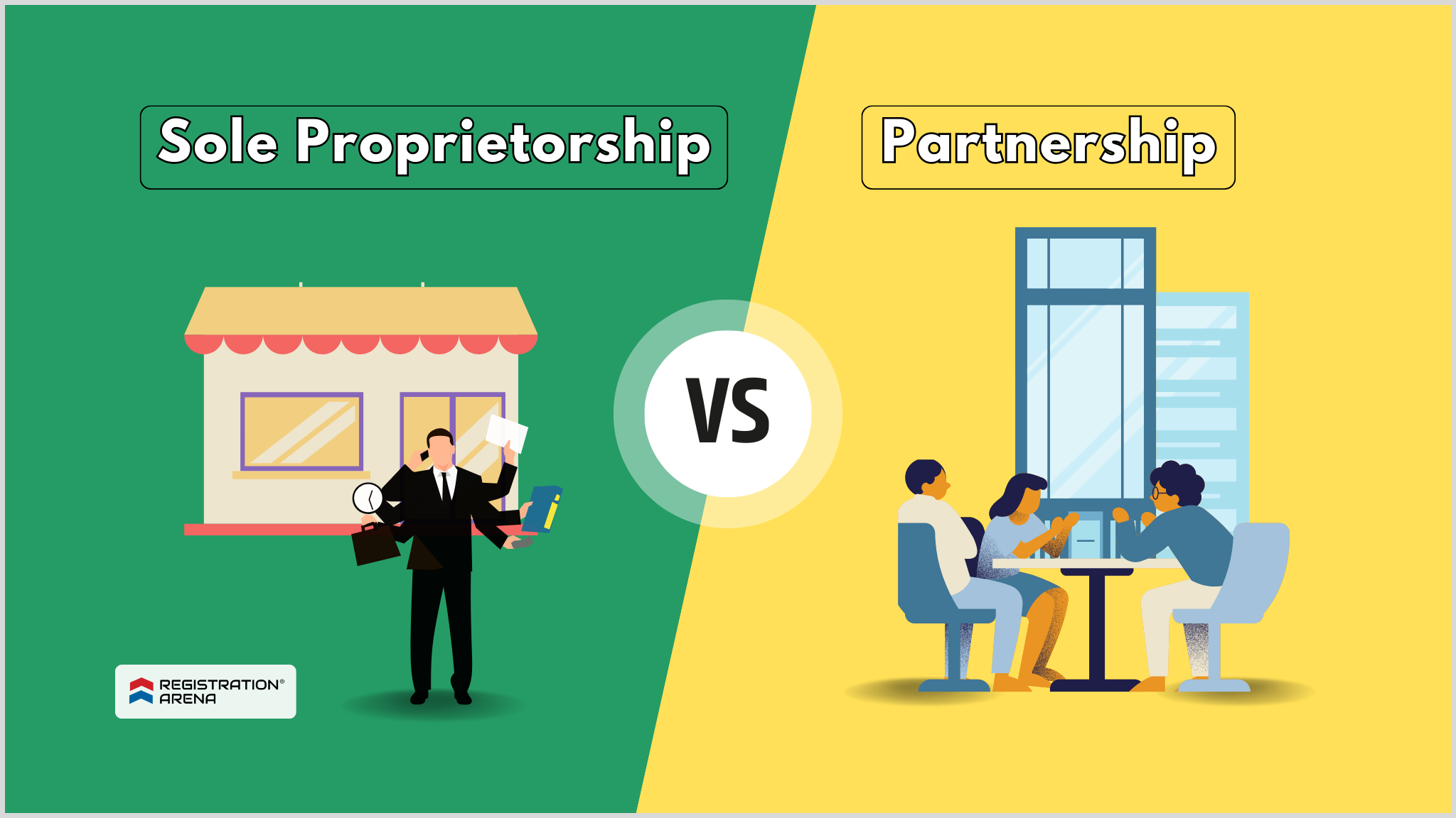 sole proprietorship and partnership