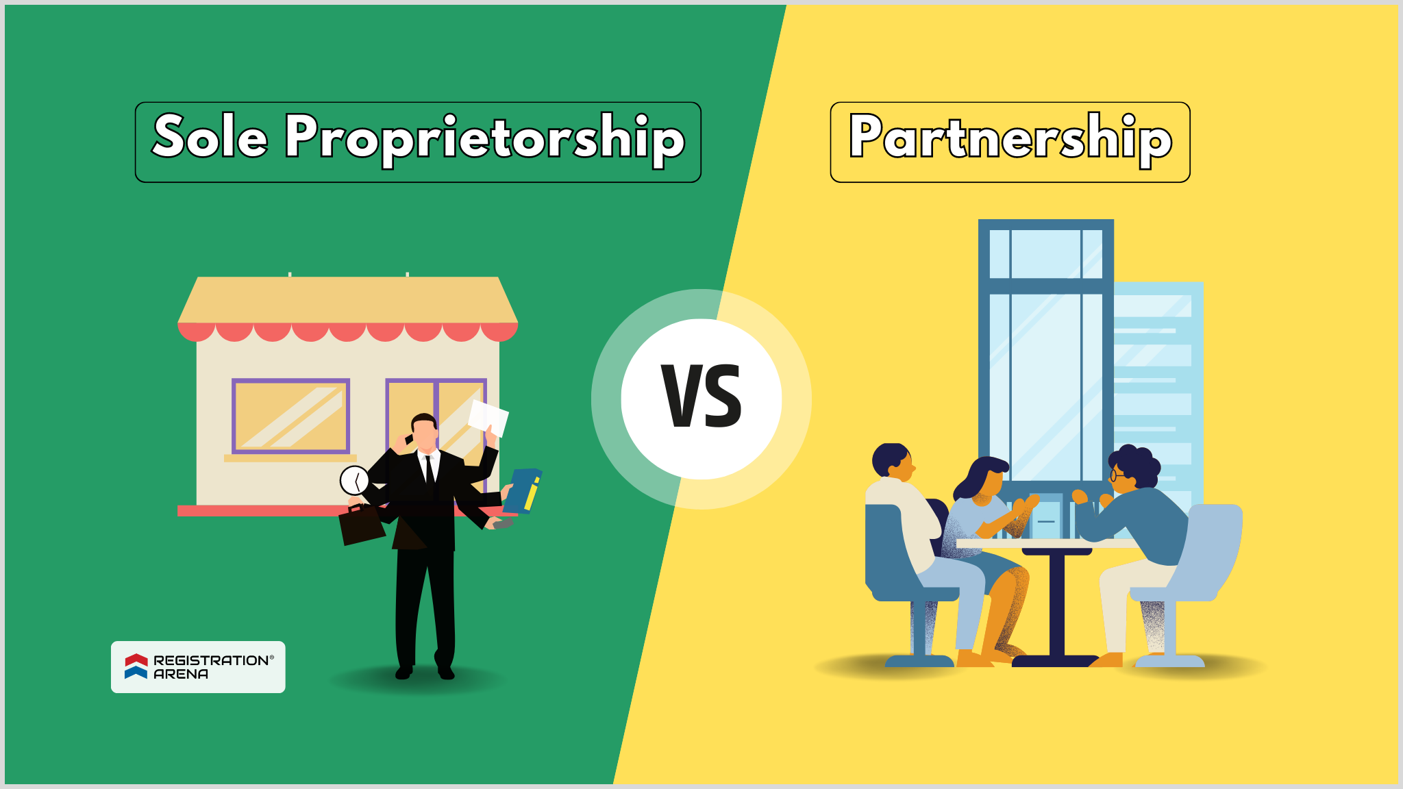 12 Major Differences Between Sole Proprietorship And Partnership